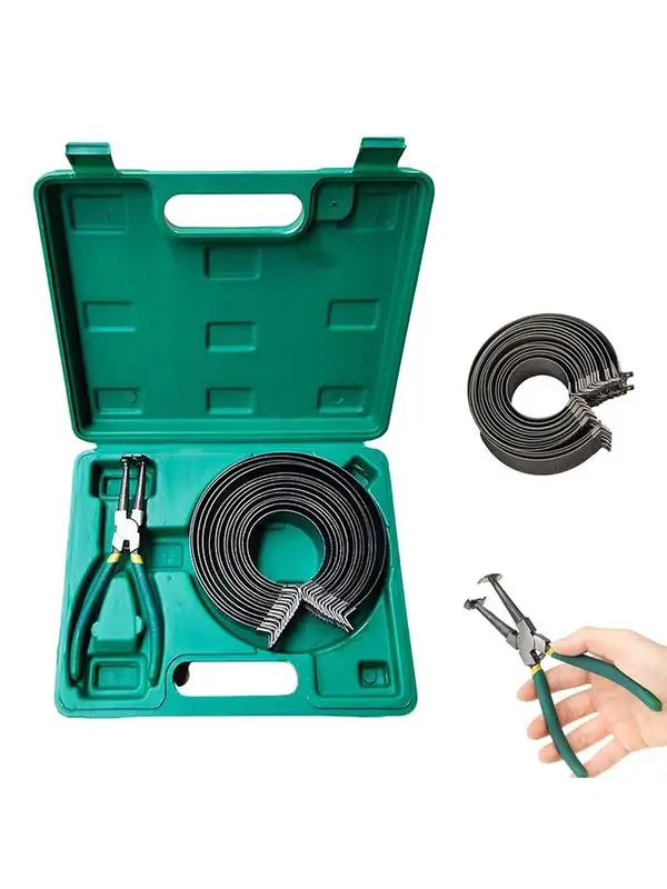 

Automotive Piston Ring Loading Unloading Pliers Compressor Tool Installation Tool Durable Car Accessories Compressor Pliers Set