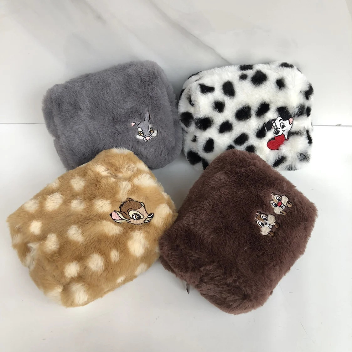 

New Kawaii Cute Girls Woman Kids Small Plush Stuffed Coin Purse Money Bags Wallets Storage Bag For Children