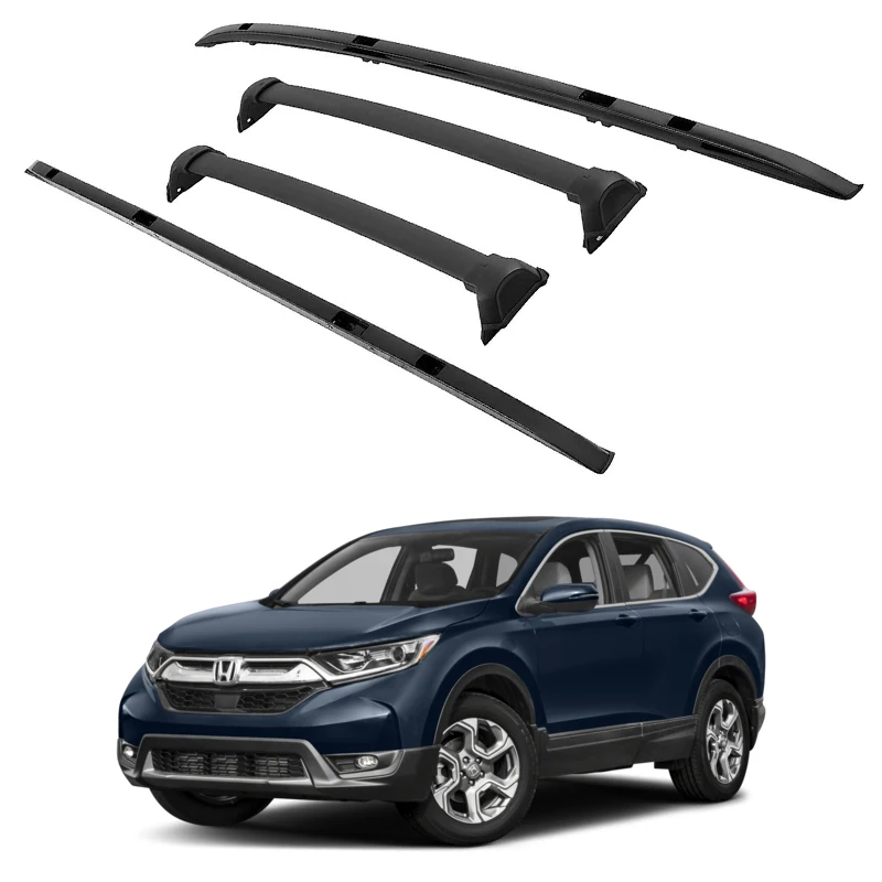 Фото Автомобильный багажник на крышу в стиле OEM для Honda CR-V CRV 2017-2022, рельсы, багажник, багажник, верхняя поперечина, аксессуары для рейки №1