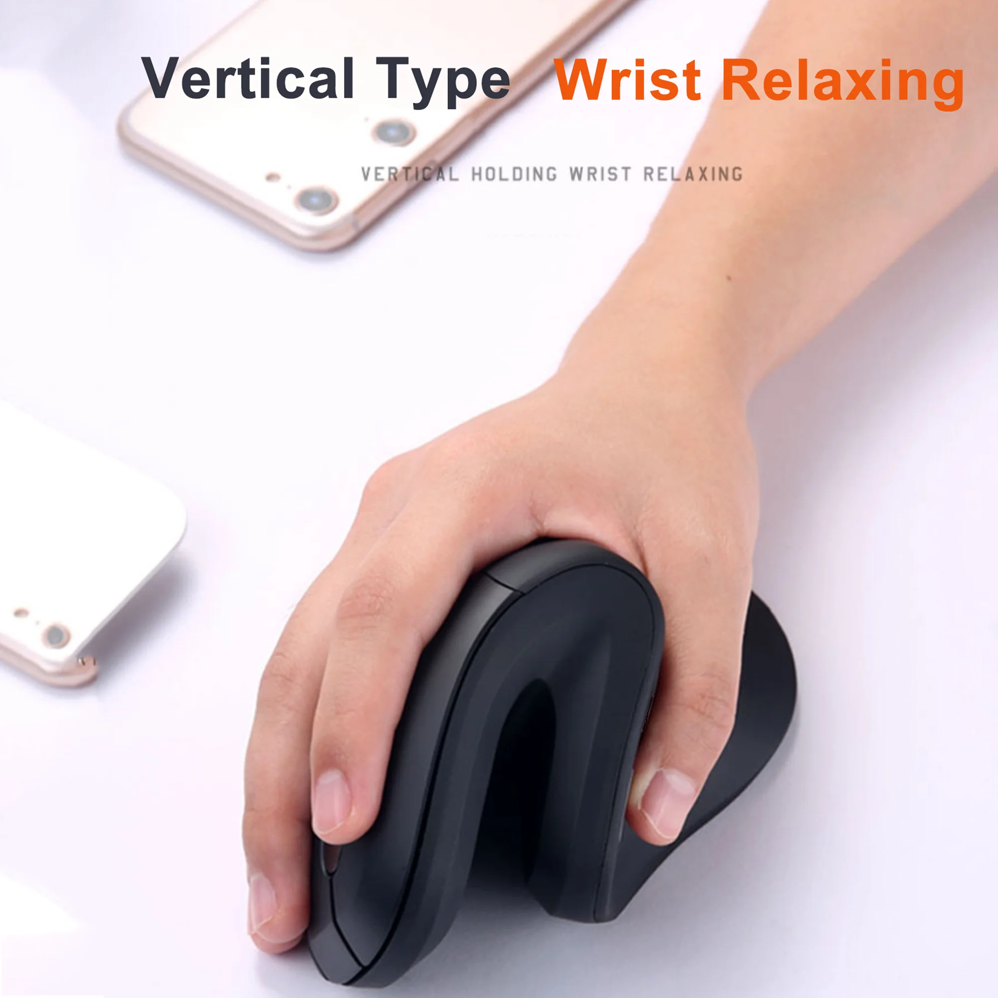 Вертикальная Беспроводная оптическая игровая мышь CHYI USB 2 4G удобная эргономичная