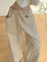 sweetown chic low waist casual baggy jeans woman korean fashion loose streetwear straight pants hippie denim trousers harajuku