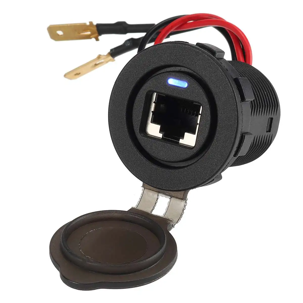 

Universal RJ45 hand set Socket Outlet Socket Network Connector For UHF CB Radio UNIDEN GME ORICOM with LE