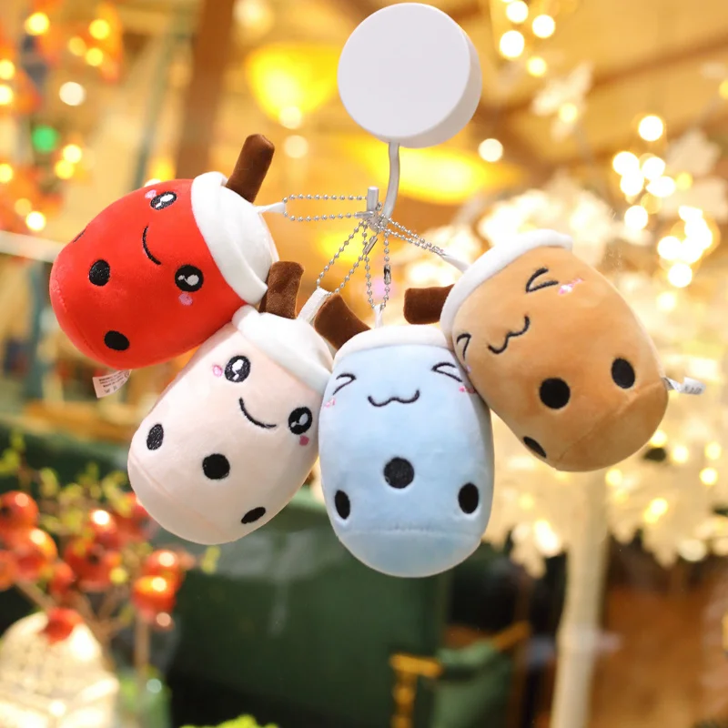 

Kawaii Boba Plushies Bubble Tea Plush Toy Kawaii Plush Cup Shaped Pillow Real Life Food Stuffed Soft Cute Peluche Birthday Gift