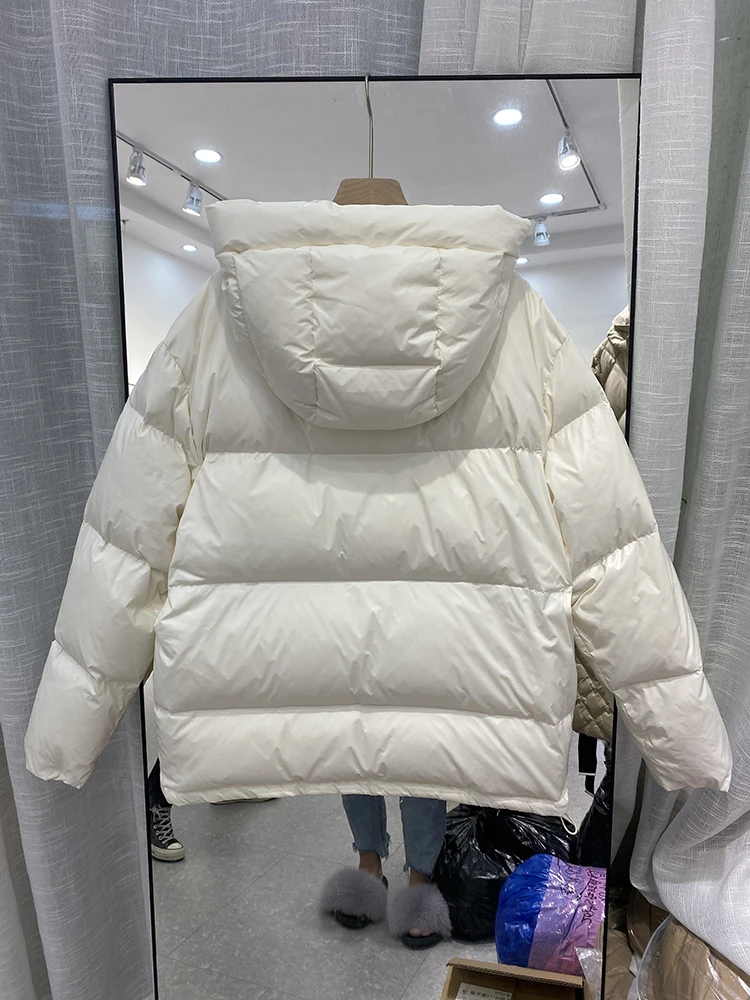 Women Down Jacket New Casual Style White Duck Down Jackets Autumn Winter Coats And Parkas Female Outwear