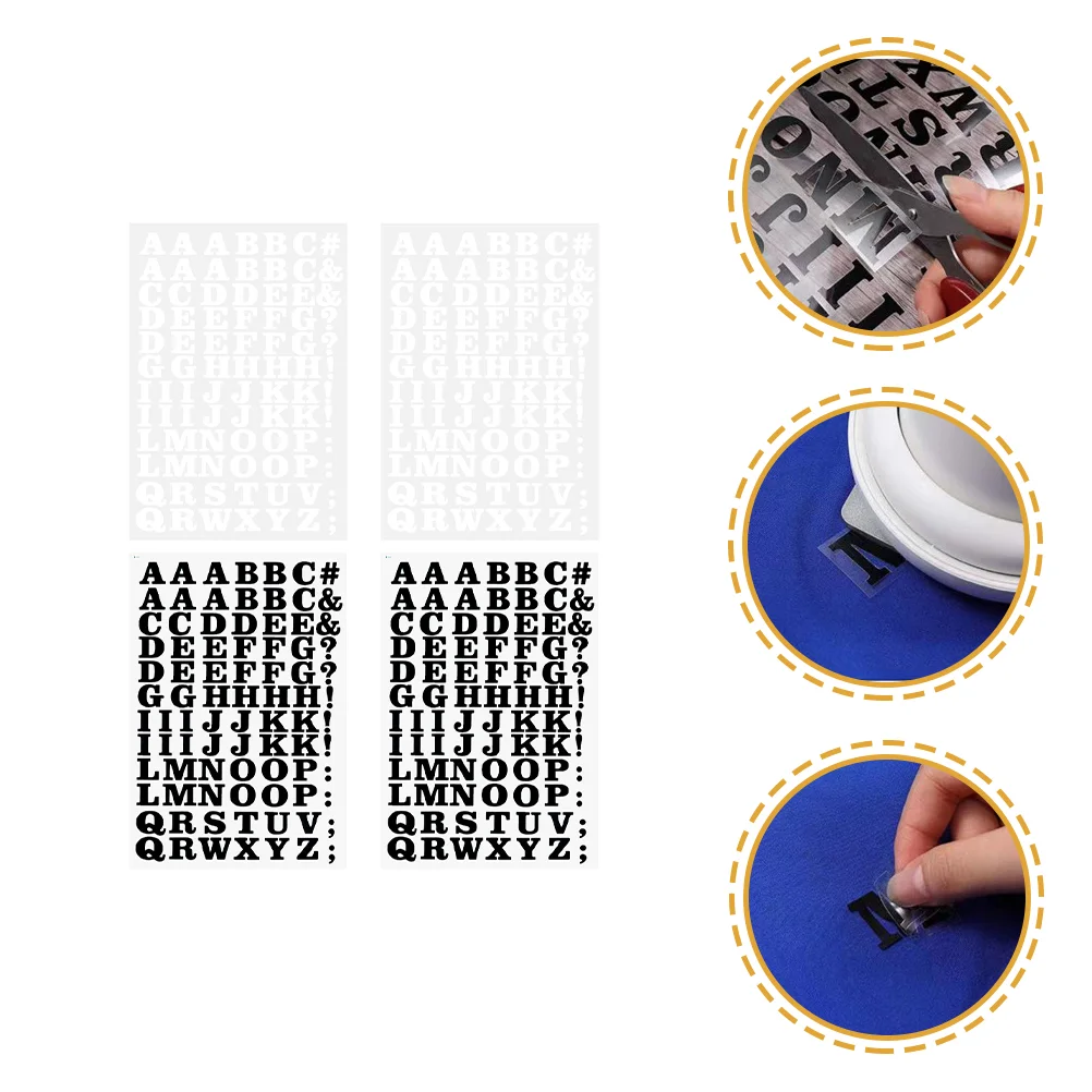 

Irontransfer Letters Heatstickers Letter Applique Vinyl Stickerclothing Decals Press Adhesive Diy Cute Shirt Embroidery Fabric