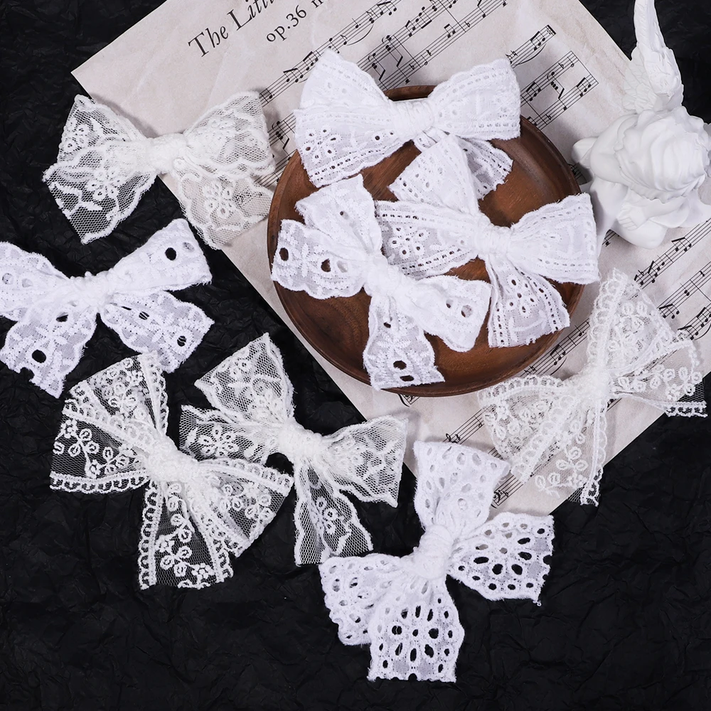 1pcs White Cute Princess Lace Hairpins Children Girls Kid Hair Clips Barrettes Accessories Hairclip Headwear Headdress Wholesale