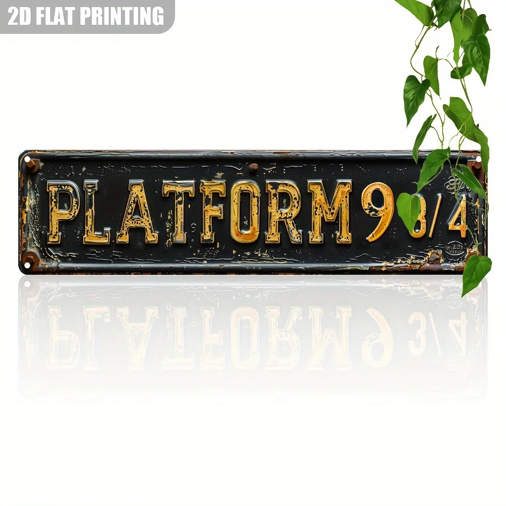 

Металлическая табличка «Платформа 9 3/4»