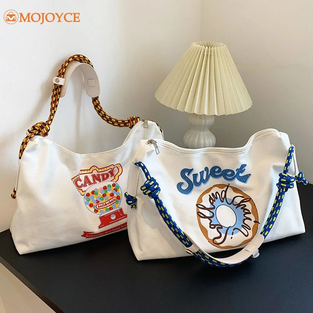 

Сумка на плечо с надписью, модный саквояж кросс-боди с вышивкой, женские трендовые тоуты, вместительная сумочка на плечо, роскошные дизайнерские чемоданчики