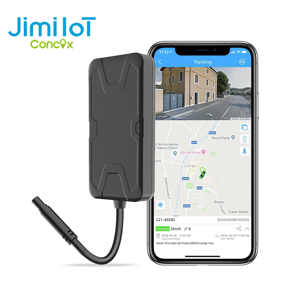 

JIMIIOT JM-C21 Gps Mini Locator 2G Motorcycle Alarm Waterproof Tracking Device 9-90V Remote Engine Cut APP Anti-thieft Tracker