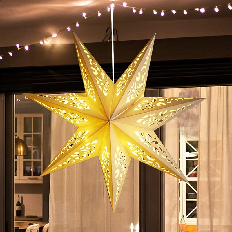 Рождественские украшения со звездным дизайном: подсвечник для вечеринки Chekl