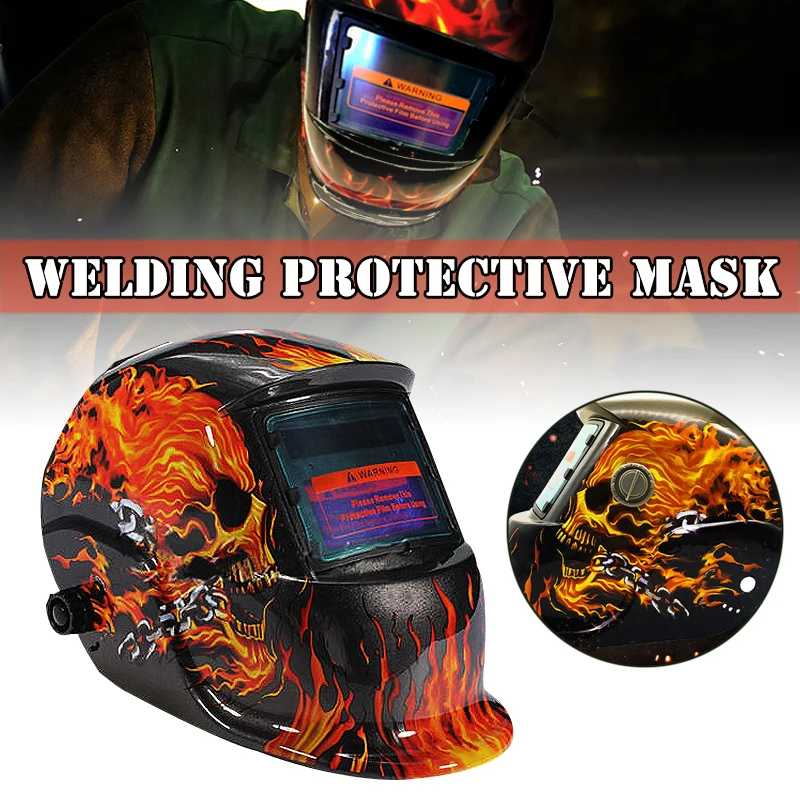 

Профессиональная маска на солнечной батарее с автоматическим затемнением, сварочный шлем для дуговой сварки Tig Mig, защитное оборудование, м...