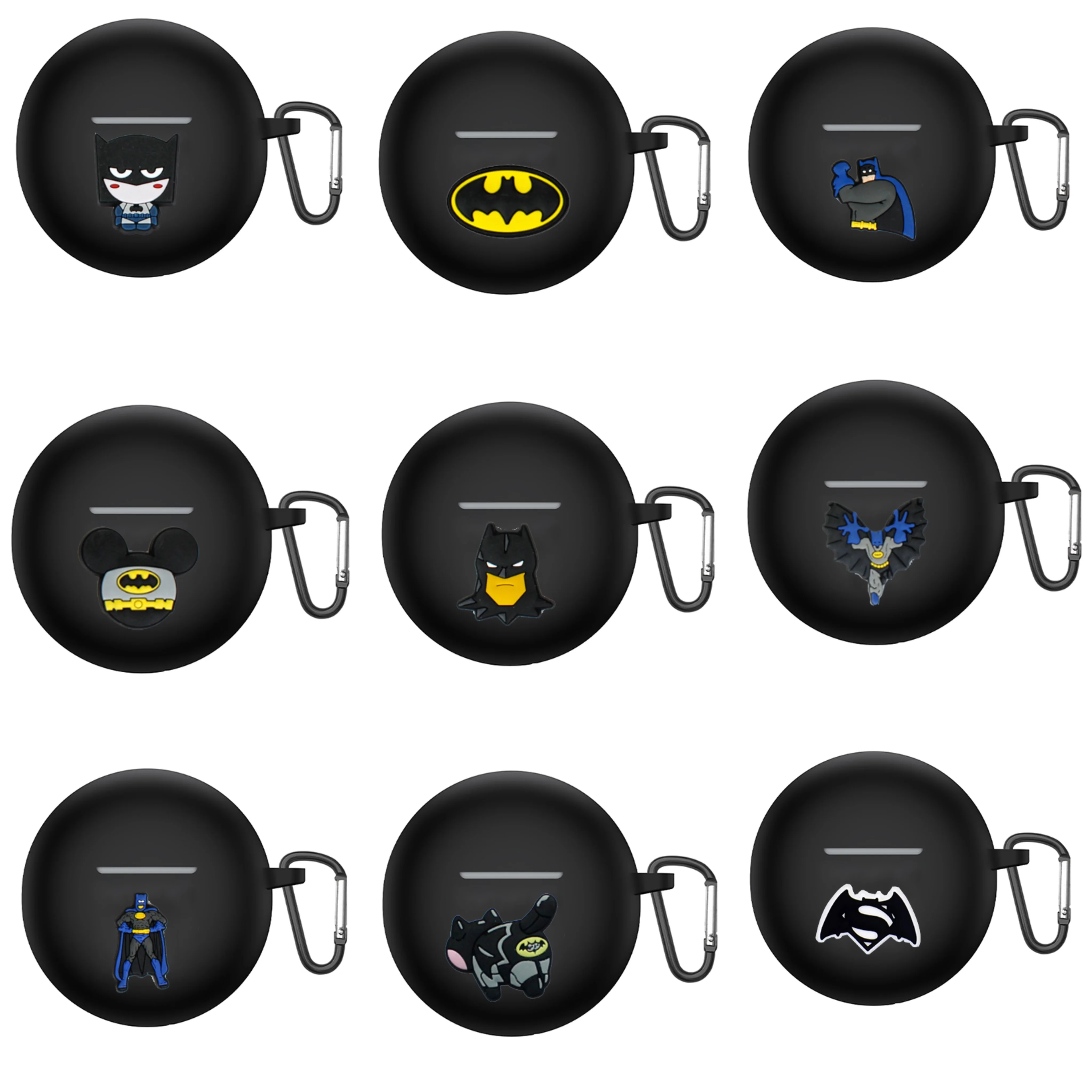 Мягкий силиконовый защитный чехол для наушников Oppo Enco Air 2i с крючком