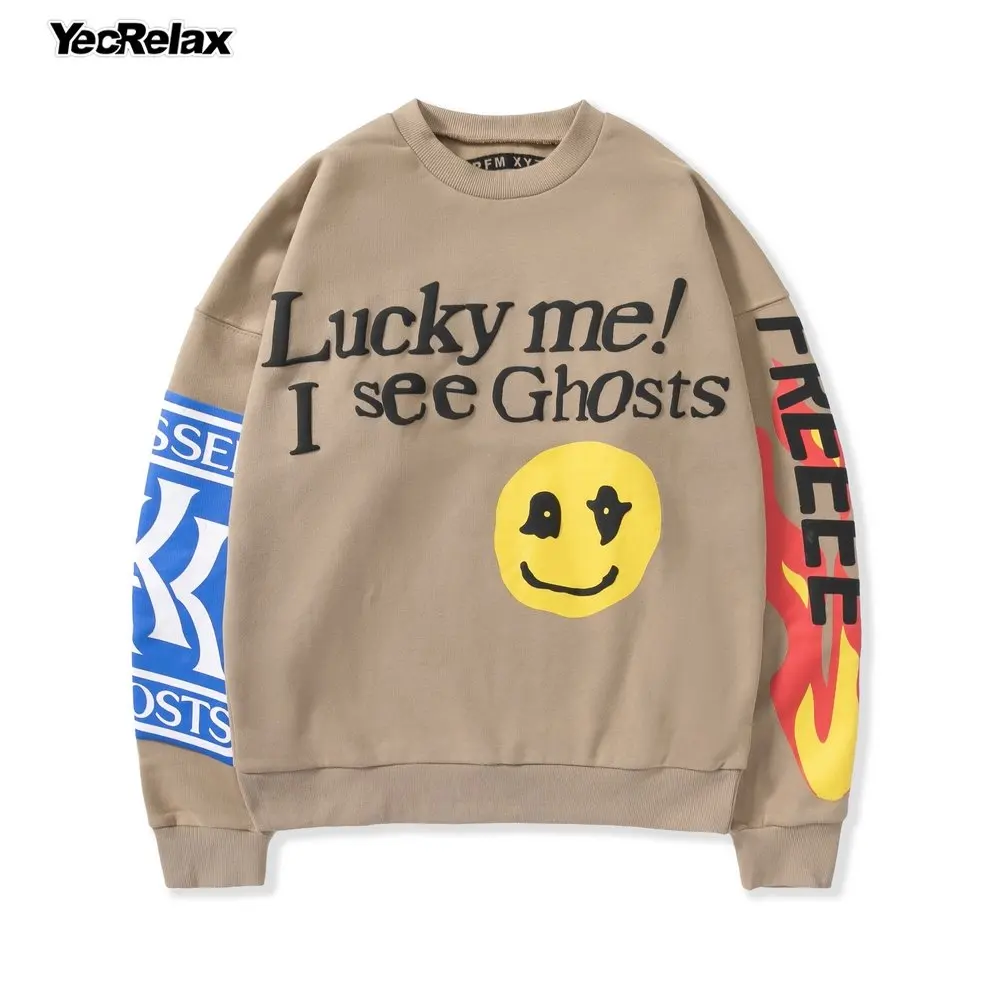 

Hip Hop Streetwear Flame Foam Letter Print Pullovers Cotton Men Casual Hoodie Harajuku Cotton Punk Goth Sweatshirt Mens