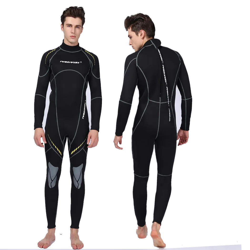 New Neoprene 3MM Wetsuits Men Scuba Diving Wetsuit Fullbody Warm Long Sleeves for Windsurf Snorkeling Freedive Swimming Swimsuit