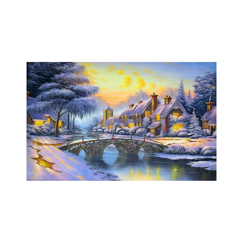 

DIY Diamond Painting Art Painting Wall Decoration Home Office Decoration Snow