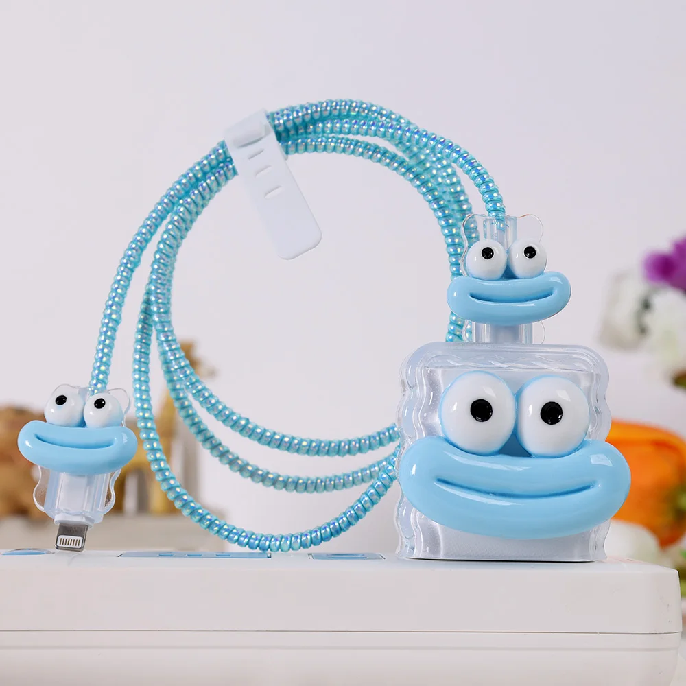 3D мультяшный для iPhone 15 16 11 13 14 Pro Max защитный чехол зарядного устройства 18 Вт 20