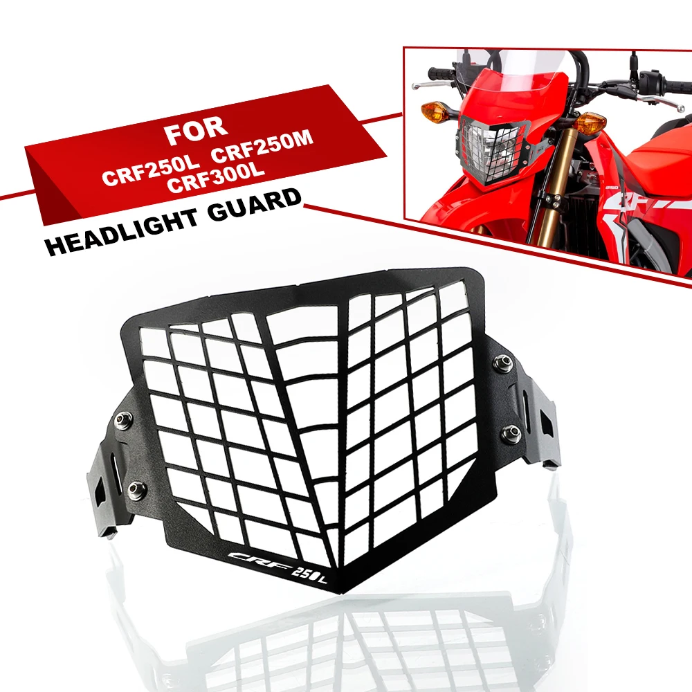 

For HONDA CRF250L CRF250M CRF 250 L 250L CRF250 M 2013- 2023 Motorcycle Grille Headlight Protector Guard Lense Cover Accessories