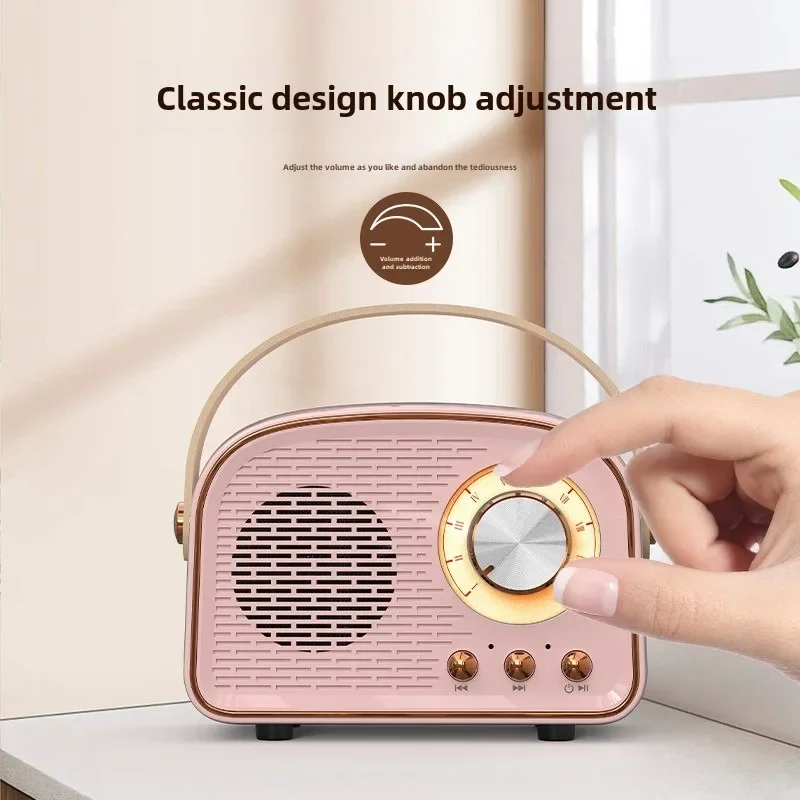 Ретро мини-динамик Bluetooth DW21 классический музыкальный плеер звуковой стерео