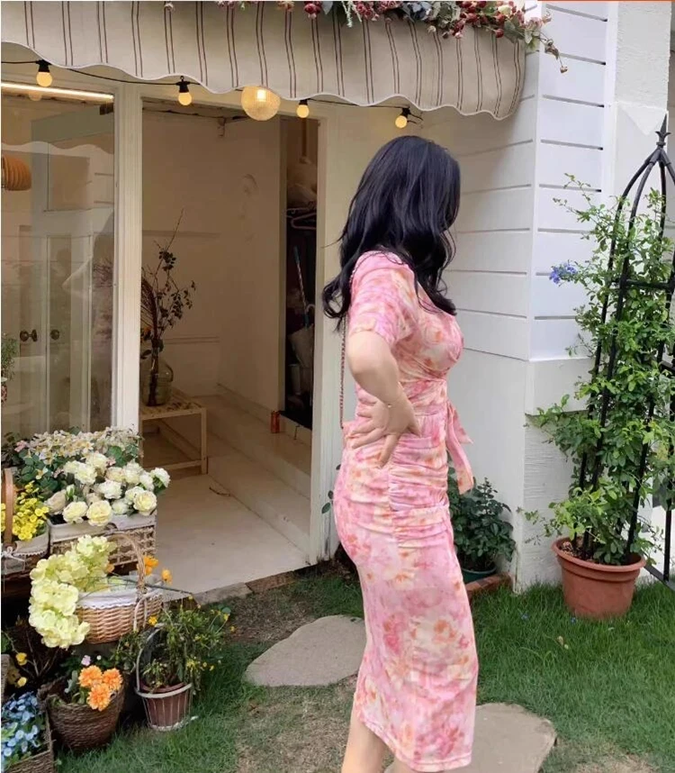 Новое весенне-летнее модное повседневное эластичное брендовое женское платье