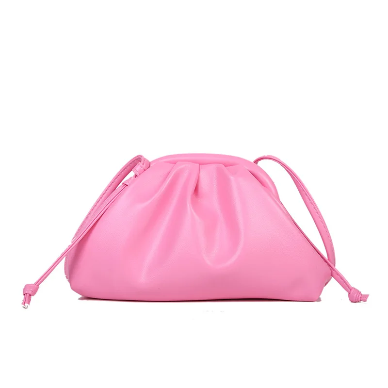 

Women Bag Cloud-wrapped Soft Leather Madame Single Shoulder Slant Dumpling Bag Handbag Day Clutches Bags Luxury Designer