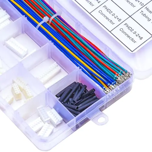 Штекерный Разъем 2 0 мм с предобжимными кабелями 22AWG два ряда без блокировки PH *