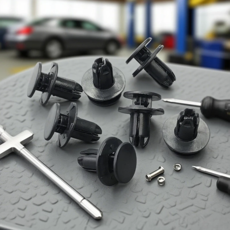 

10 шт., фиксаторы на крыло автомобиля, зажимы-фиксаторы, крепеж для Hyundai Kia Accent Elantra Santa Fe Sonata Tucson Forte 86595-2T500