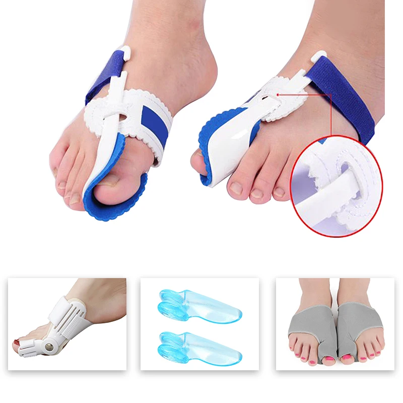 

Big Toe Separator Foot Straightener Corrector Pain Relief Hallux Valgus Correction Adjuster Orthopedic Pedicure Foot Care Tools