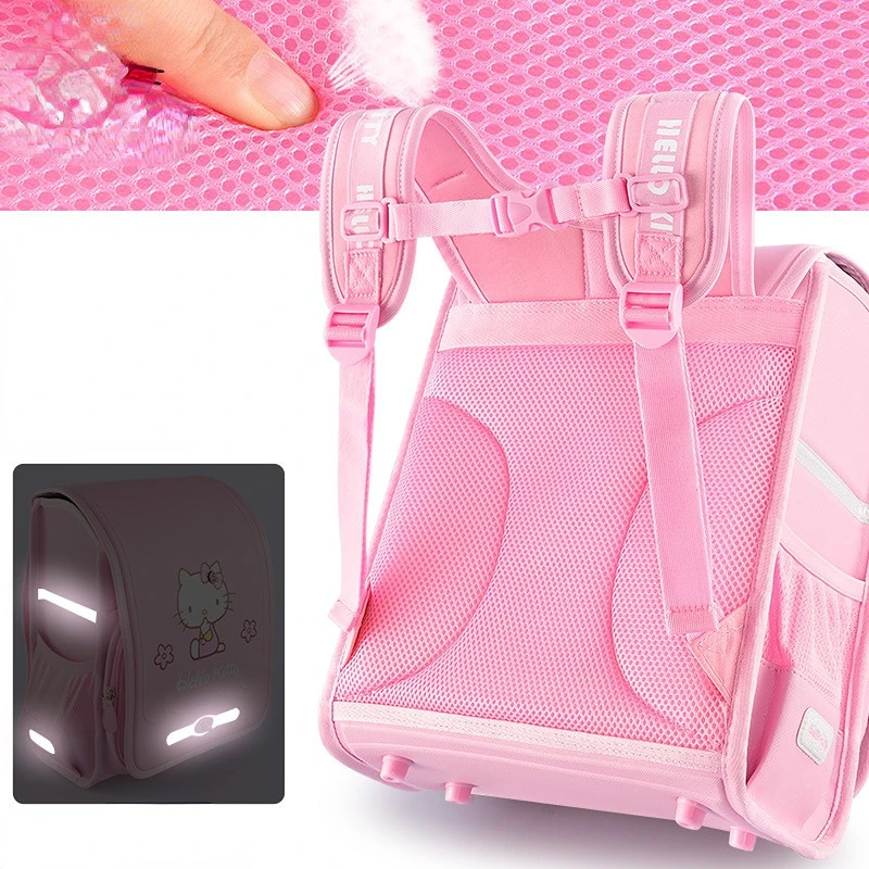 Elementary School Children's Schoolbag Female Burden Relief Spine Protection Super Light Girl Cute Cartoon Waterproof