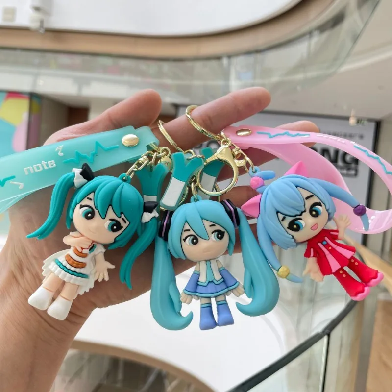 Hatsune брелок Мику Аниме периферийный мультяшный милый рюкзак с подвеской в виде