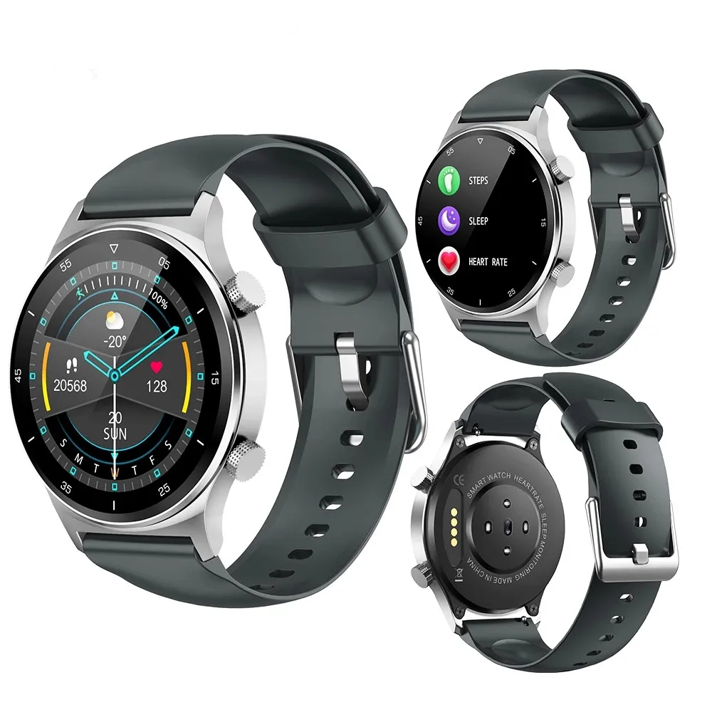 Смарт-часы мужские с пульсометром Bluetooth TWS | Умные часы