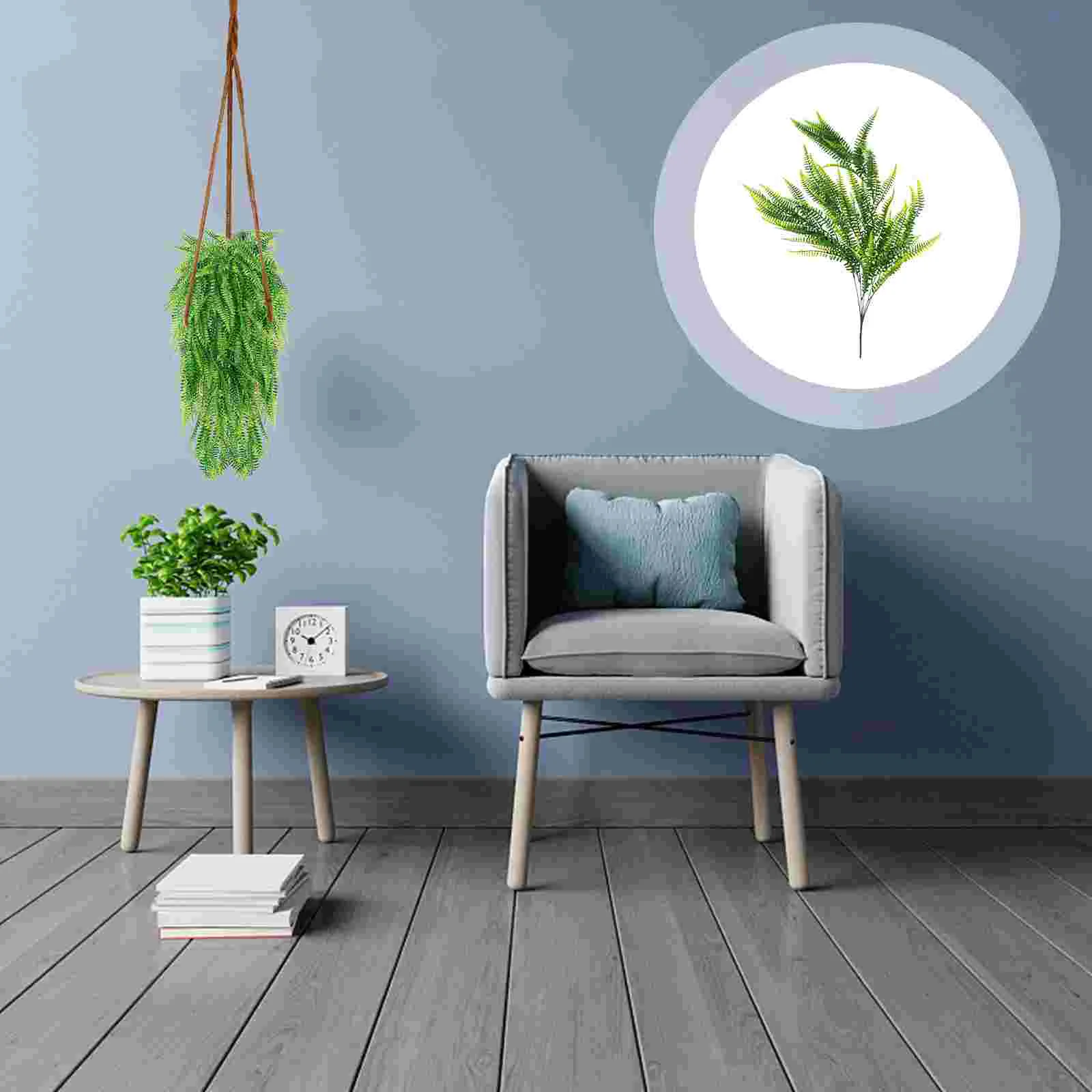 

2 шт., искусственный папоротник, украшение для сада