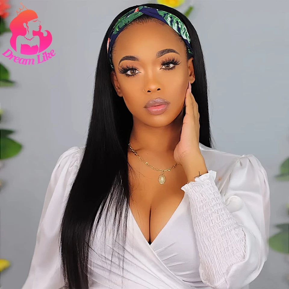 

Dream Like Body Wave Headband Wigs For Women Synthetic Hair Long Black Cosplay Female Wig Natural Look