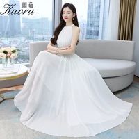 backless sexy outfits for woman white dress wedding red summer fashion chiffon party beach long chic elegant evening dresses
