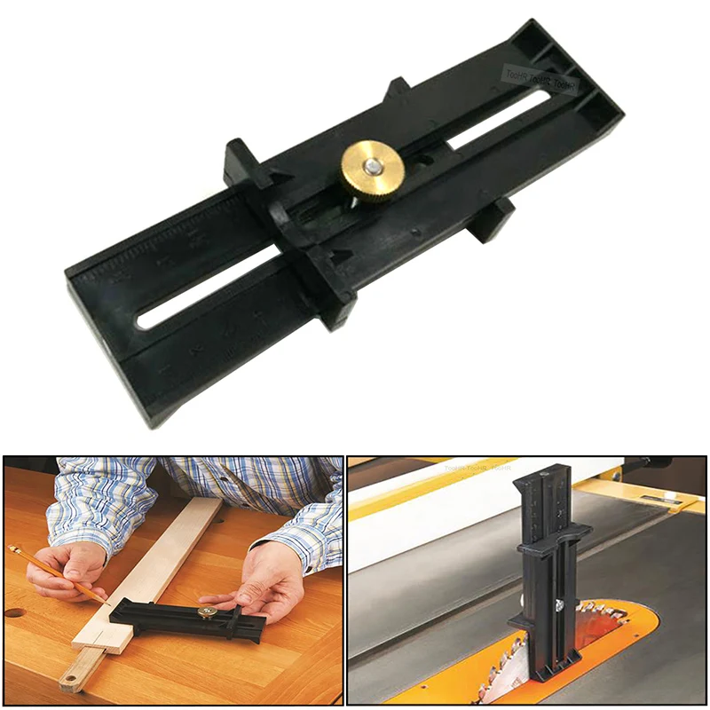 

Depth Measuring Ruler Depth line Ruler Sawtooth Ruler Mini Gap Gauge Marking Carpenter Woodworking Tool