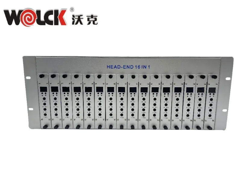 Заводская цена Catv Headend Радиочастотный модулятор 16-канальный аналоговый Agile