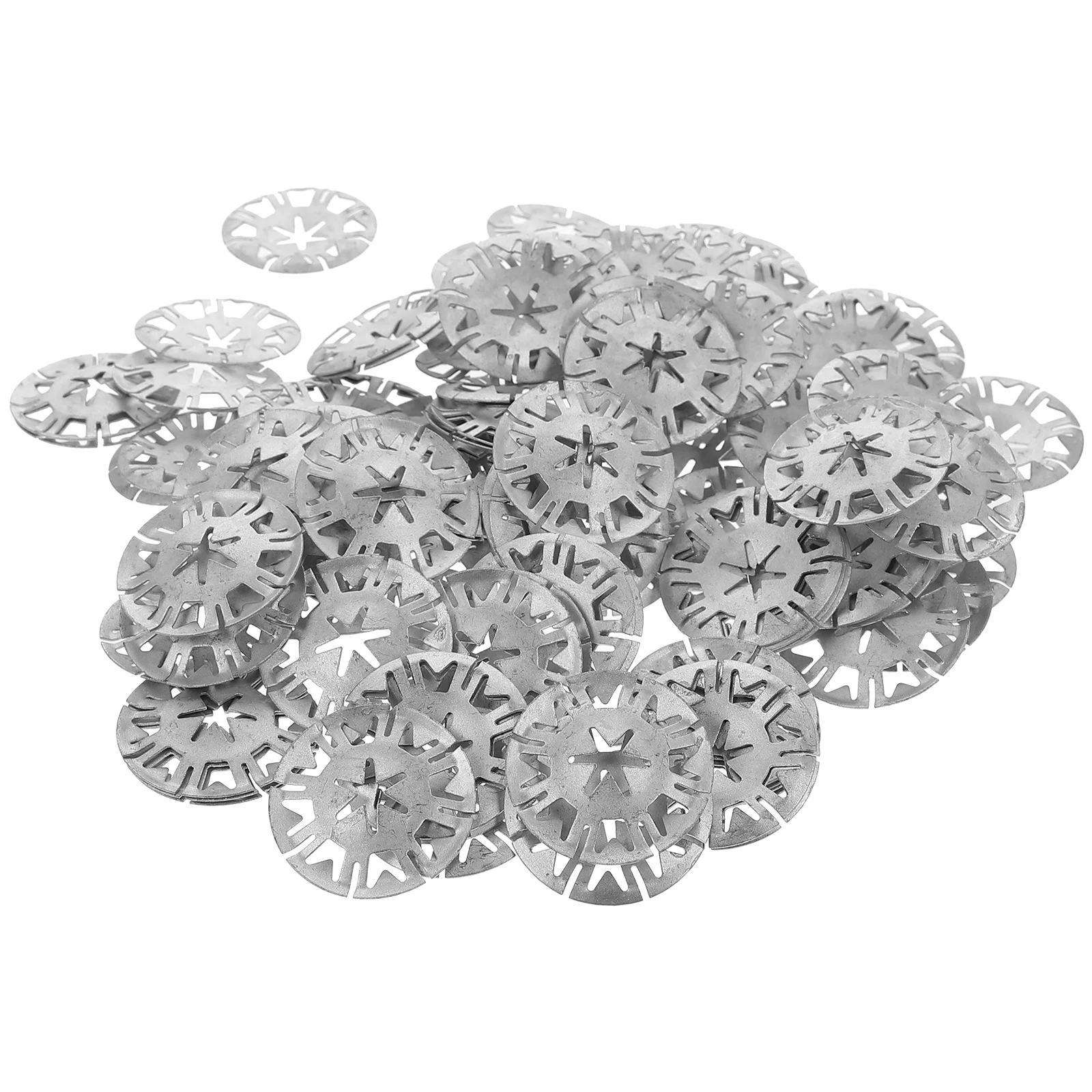 

100pcs Car Cover Steel Clips Insulation Steel Pieces Anti-heat Steel Sheets