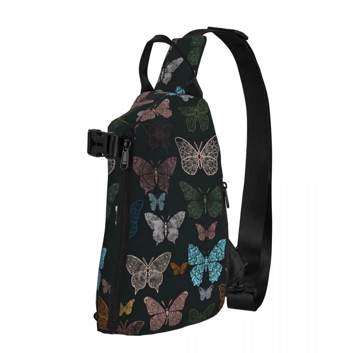 

Нагрудные сумки с мандалой, бабочкой, Мужская милая сумка через плечо с животным принтом, Повседневная маленькая сумка для старшей школы, Спортивные Повседневные слинг-сумки