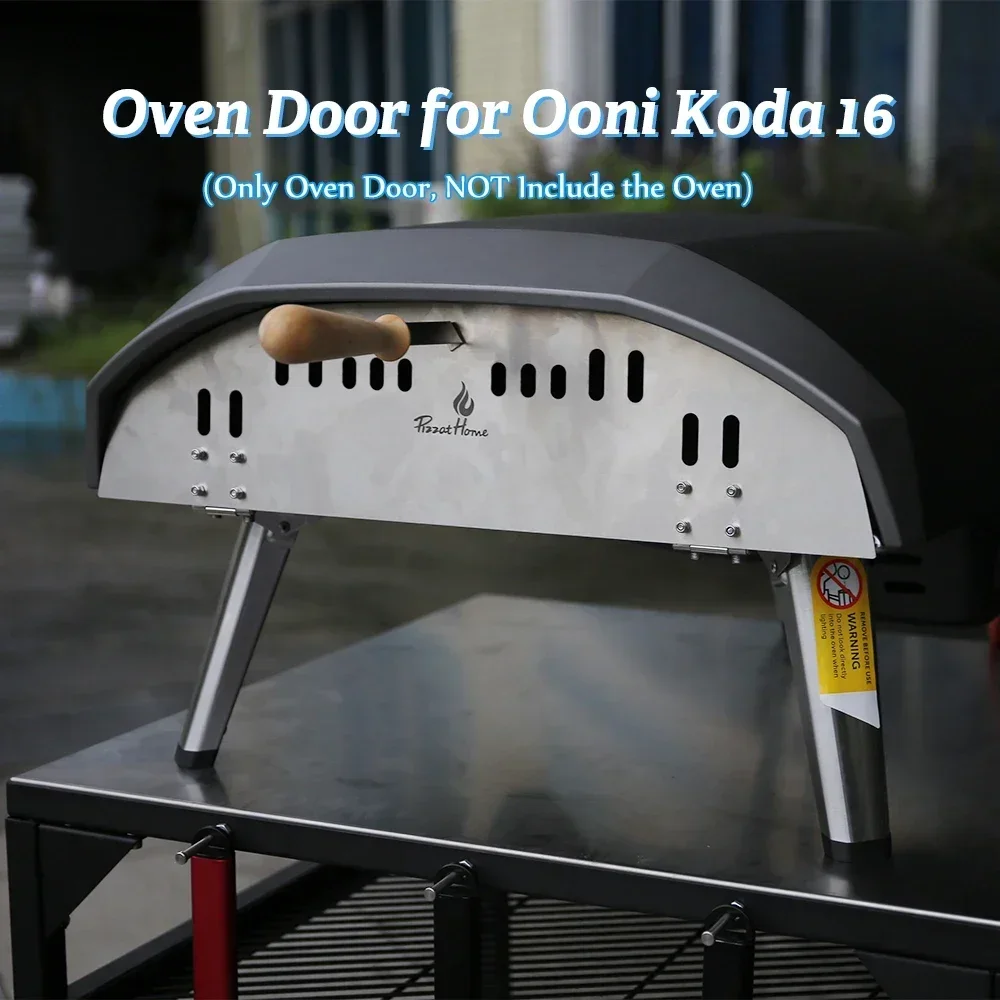 16/12 Zoll Pizzaofentür Edelstahl Perfekt Größe für OONI Koda