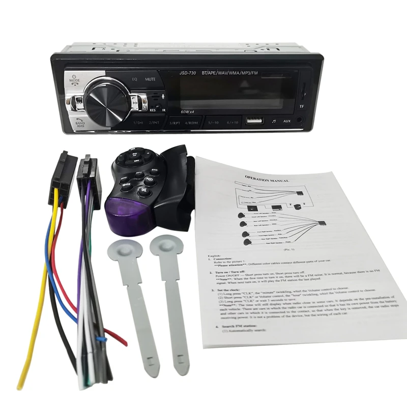 

Car Radio Stereo Player Car MP3 Player FM Radio Stereo Audio Music USB Player ISO JSD-730