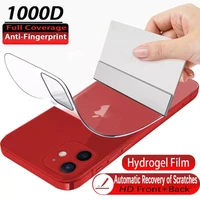 1000d full cover hydrogel film for iphone 12 11 pro max mini screen protector iphone 6 7 8 6s plus se 2020 xr x xs max not glass