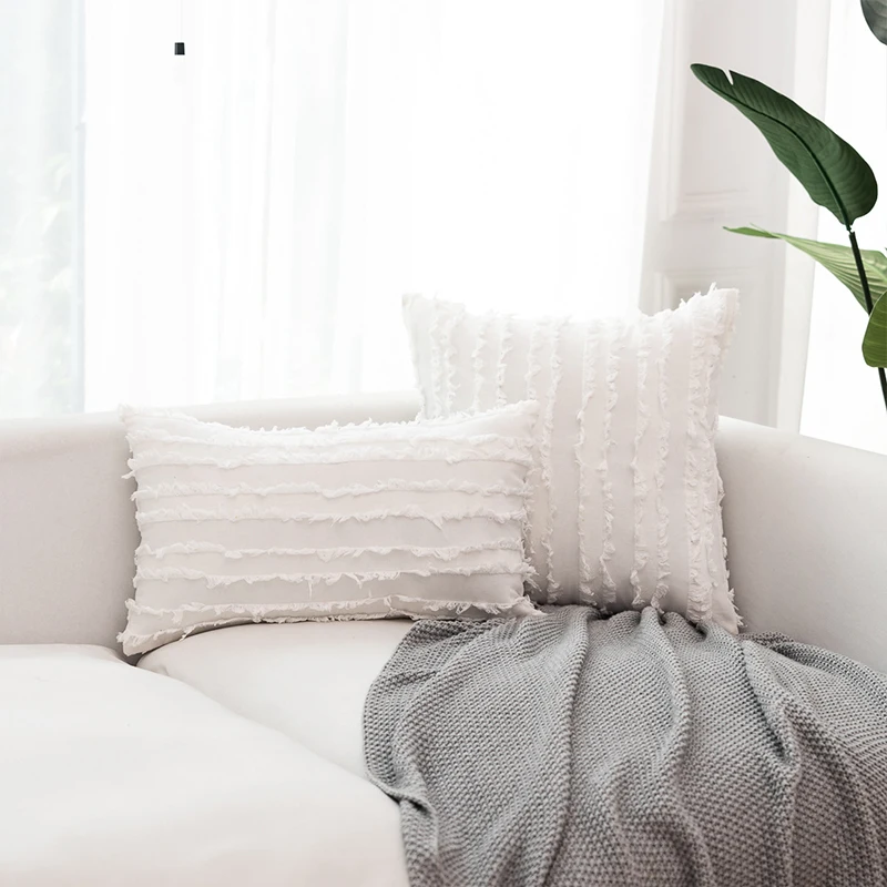 

Чехол для декоративной подушки CANIRICA, лен/хлопок, однотонный