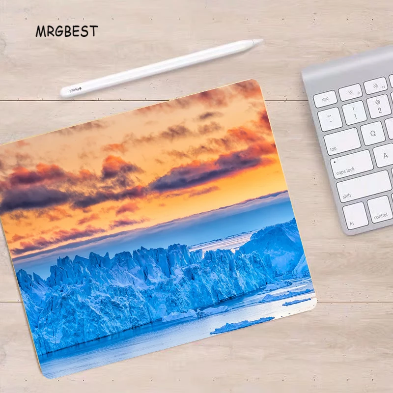 Коврик для мыши MRGBEST с изображением гренландского острова Размер 22x18 см
