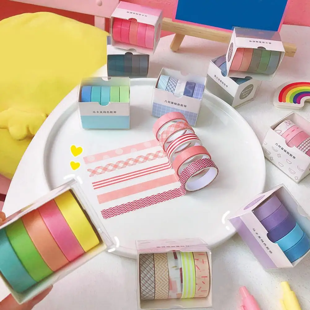 

Sticker Easy-using Creative Removable Handbook Macaron Decoration Decal Sticker Hand Account Sticker for Scrapbook