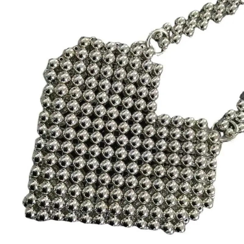 

High-quality Handmade Woven Bag Beaded Bag Pearl Bag Dinner Shoulder Bag For Women Bag Bolso Mujer Bolsa Feminina Bolsas Handbag