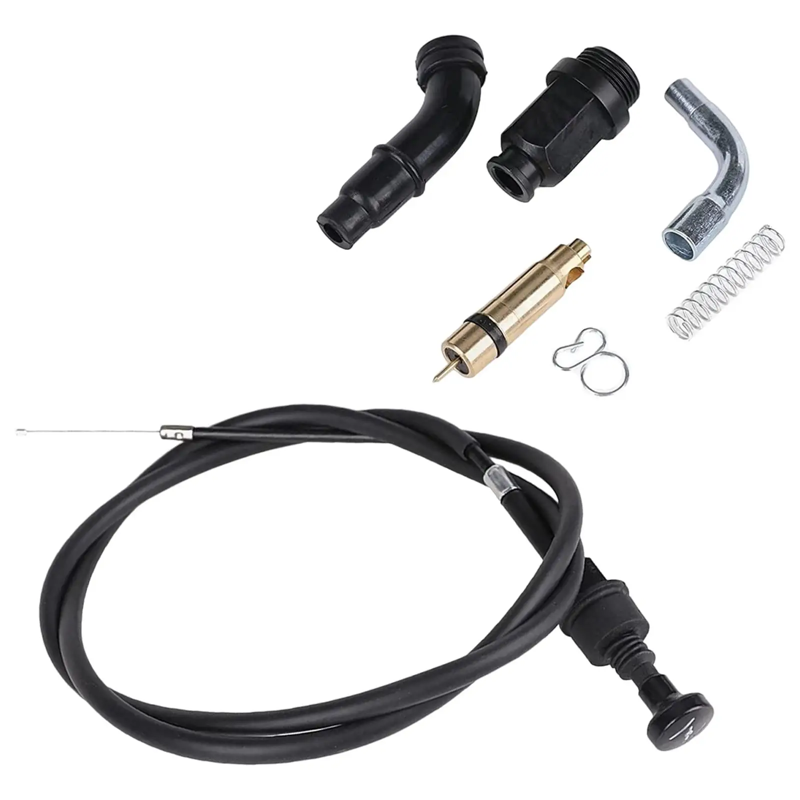 

Motorcycle Choke Cable Starter Valve Plunger Kit Replacement Rebuild Carburetor Carb Repair Kit for Honda Rancher 350