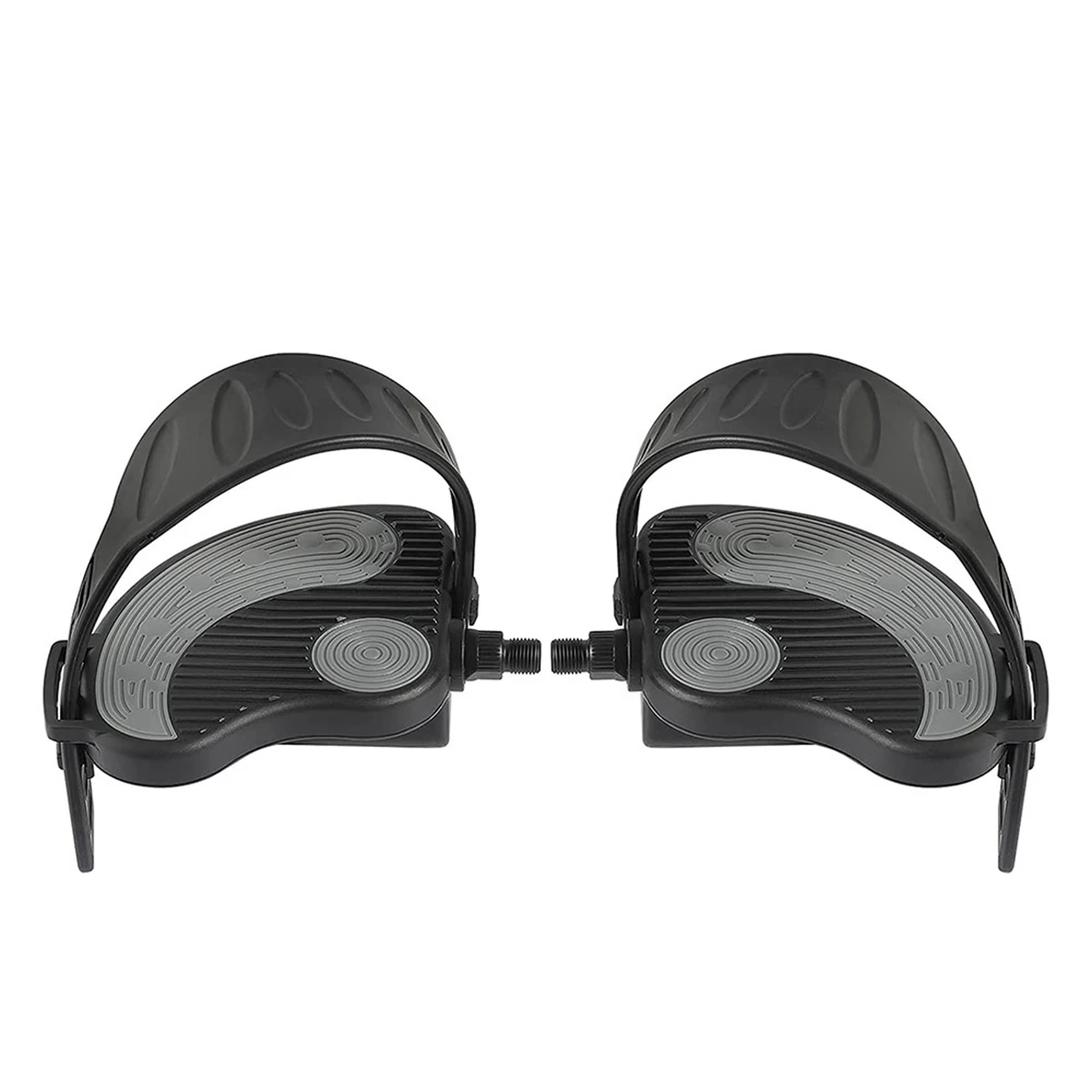 

Exercise Stationary-Bike-Pedals with Straps - 1 Pair Fitness Bike Pedals Replacement Parts 1/2
