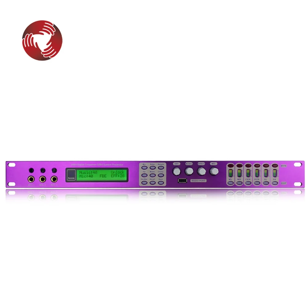 

DSP professional audio X6 karaoke digital processor