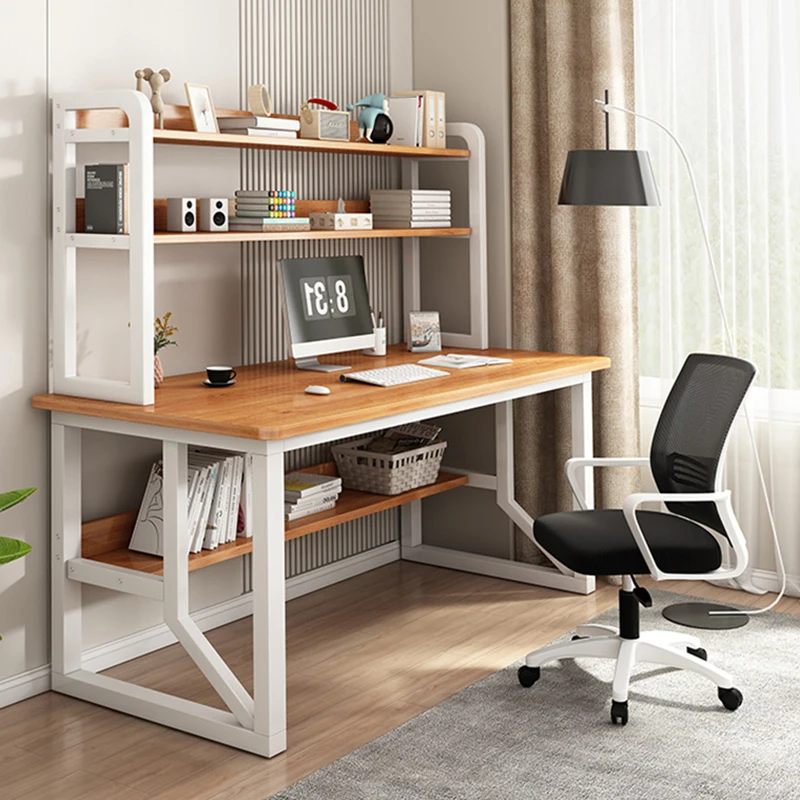 

Полка для одного офисного стола, письменный компьютерный верстак, студенческий офисный стол, простота домашнего хранения, офисная мебель для дома QF50OD