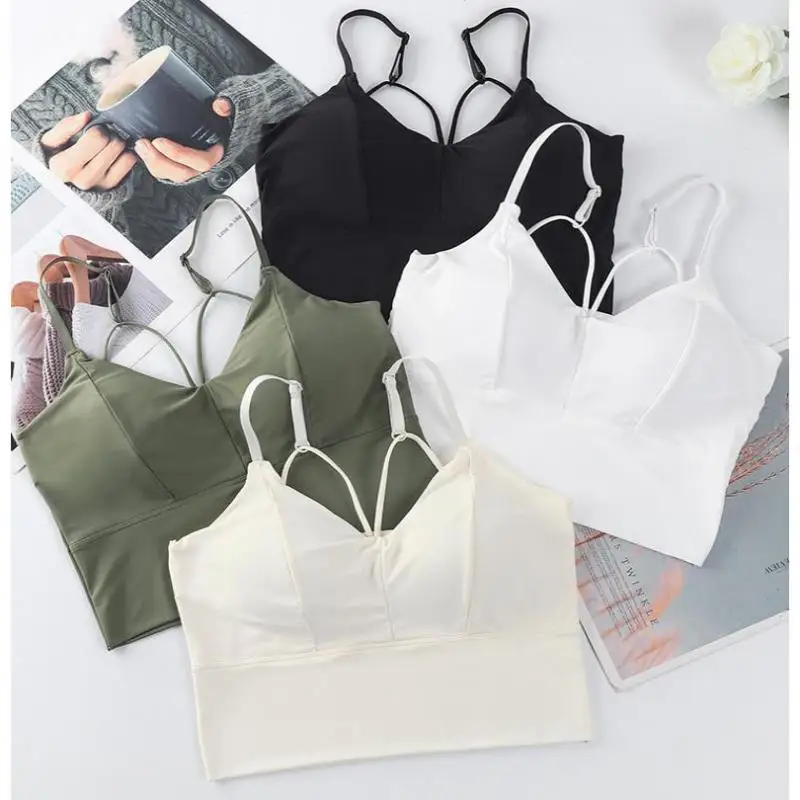 

Топ-бюстгальтер без рукавов однотонный с бандо