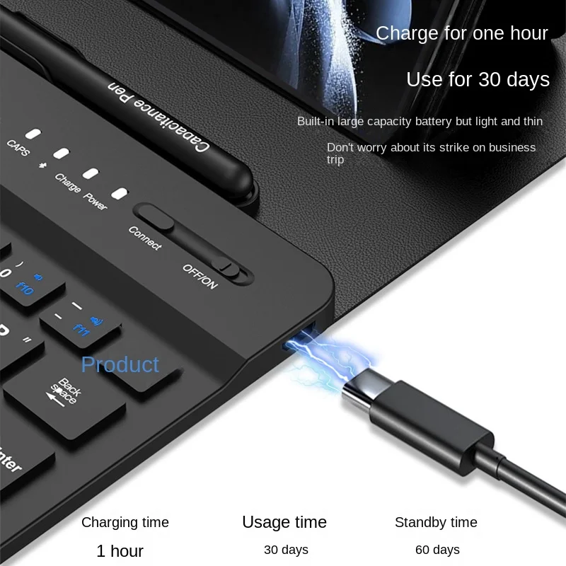 Samsung Galaxy Z Fold 4 3 2 for VIVO X Fold OPPO Find N Mobile Bluetooth Wireless Keyboard Touch Pencil Case Mouse Business Kit